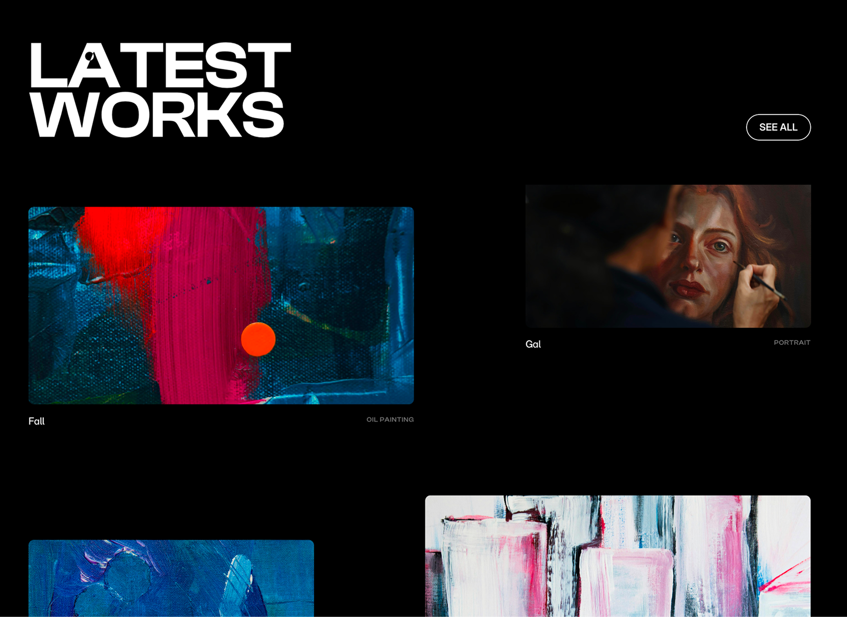 J Lorin — Latest work — scroll-first, image-led