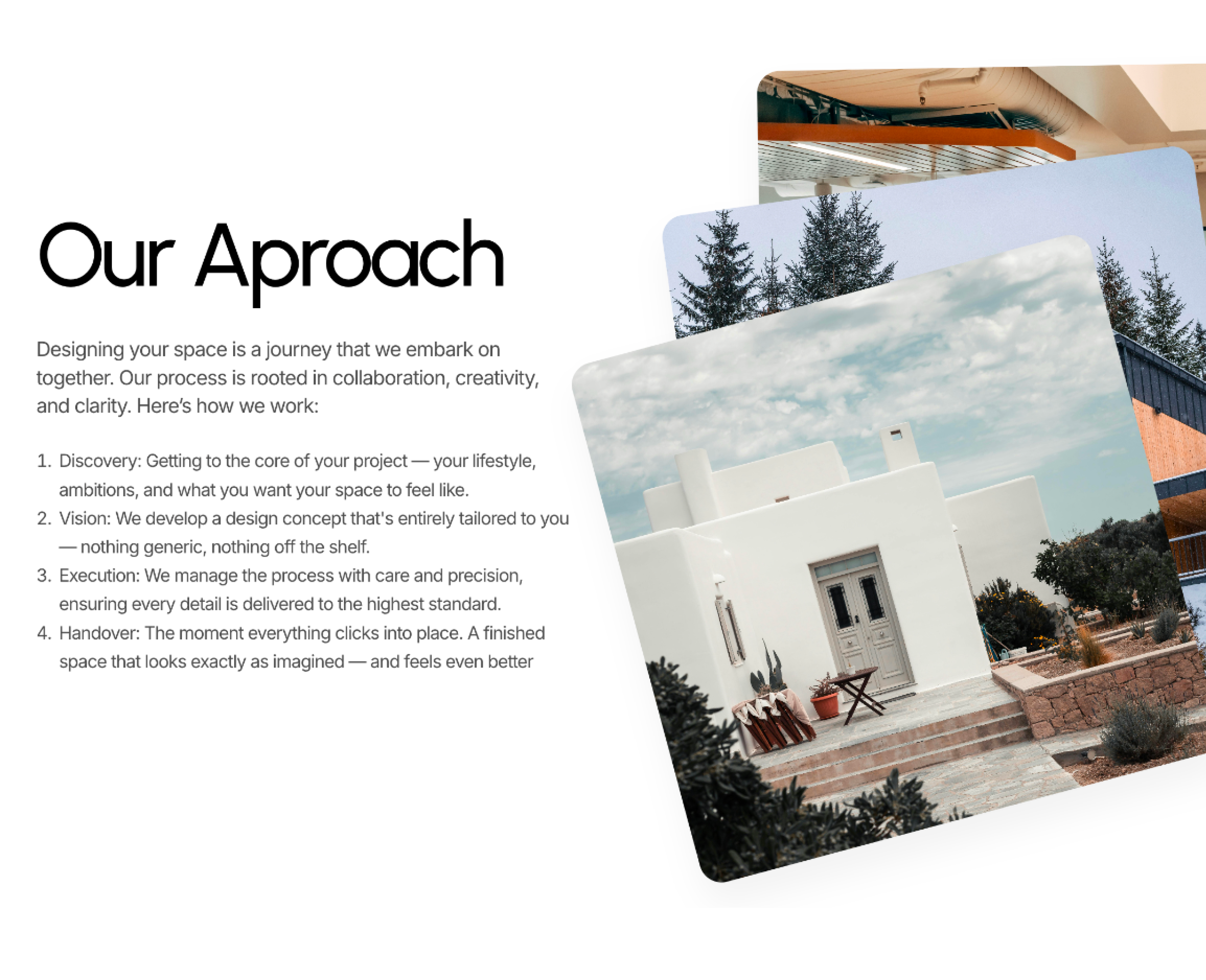 Reel — Approach — words doing only what photos can't