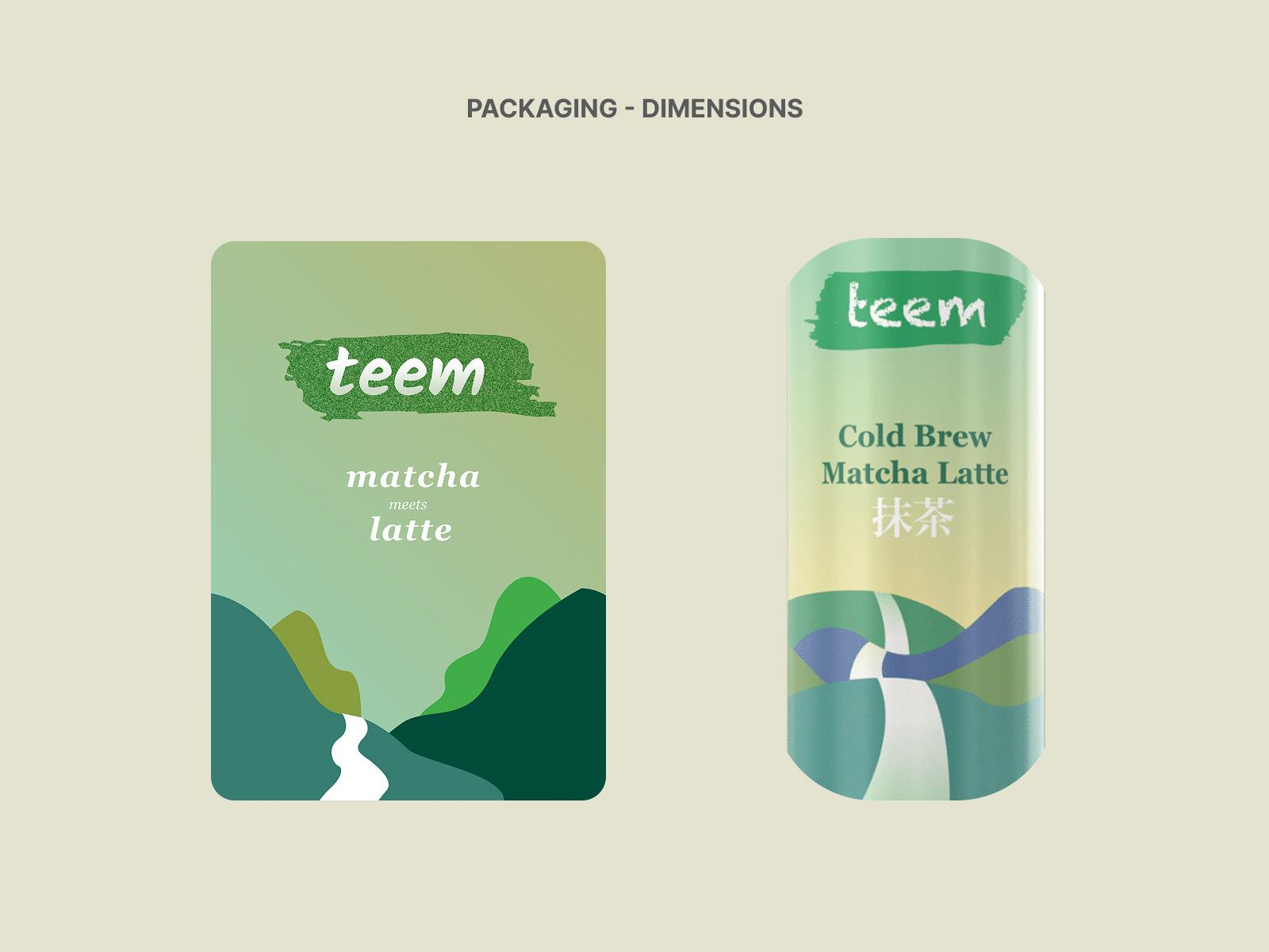 Teem — Can packaging.